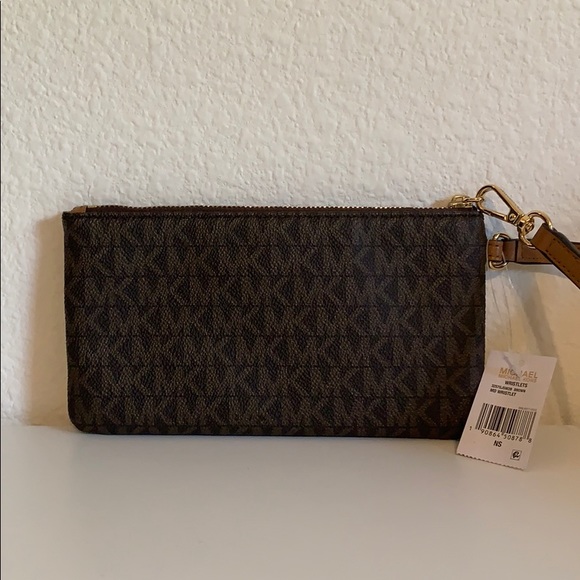 Michael Kors Jet Set brown medium wristlet NWT - Picture 3 of 7